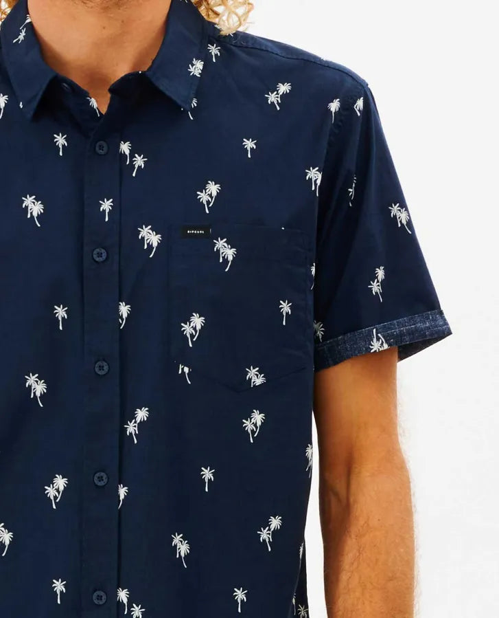 Paradise Palms Short Sleeve Shirt-Willocks Surf