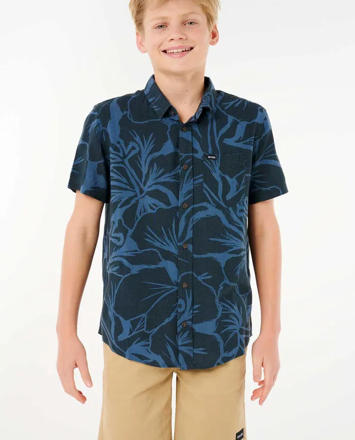 Artist Of The Search - Cody Welsh Short Sleeve Shirt - Boys (8-16 years)-Willocks Surf