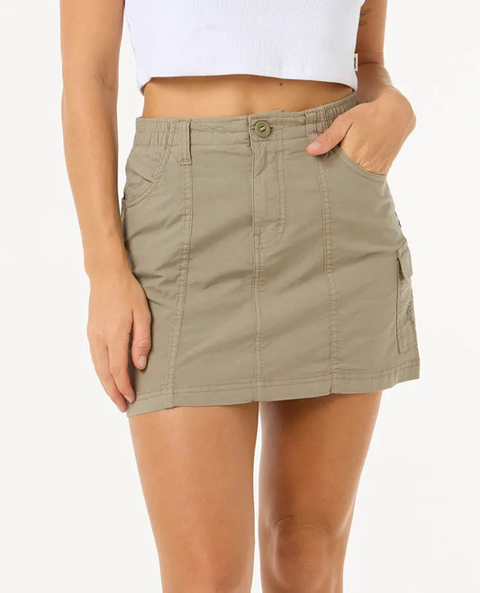 CRUISIN CARGO MINI SKIRT-Willocks Surf