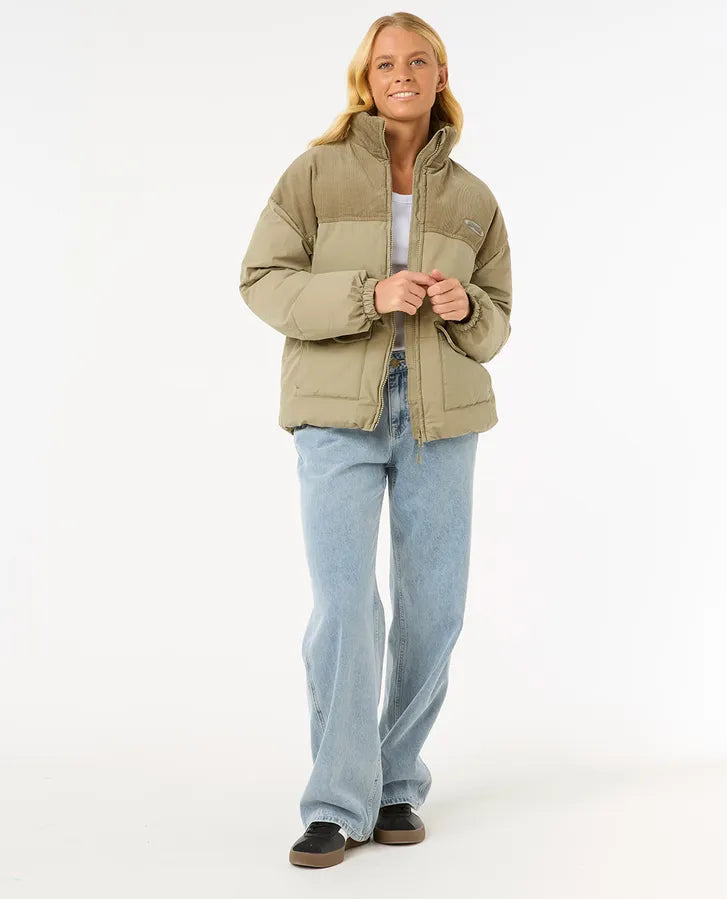HIGH TIDE MIXED CORD PUFFER-Willocks Surf