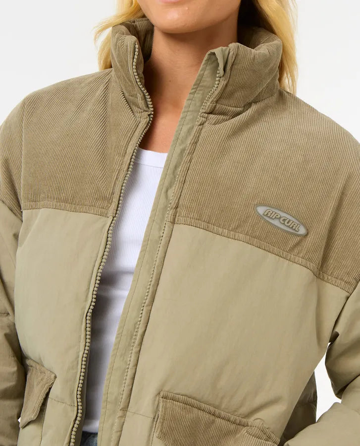 HIGH TIDE MIXED CORD PUFFER-Willocks Surf
