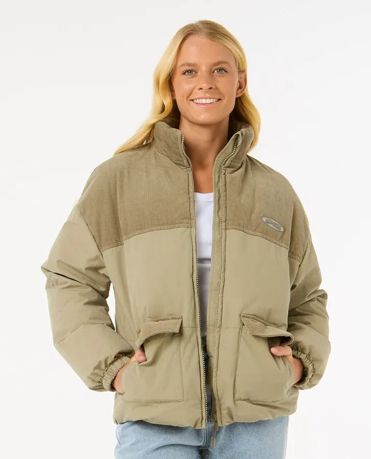 HIGH TIDE MIXED CORD PUFFER-Willocks Surf