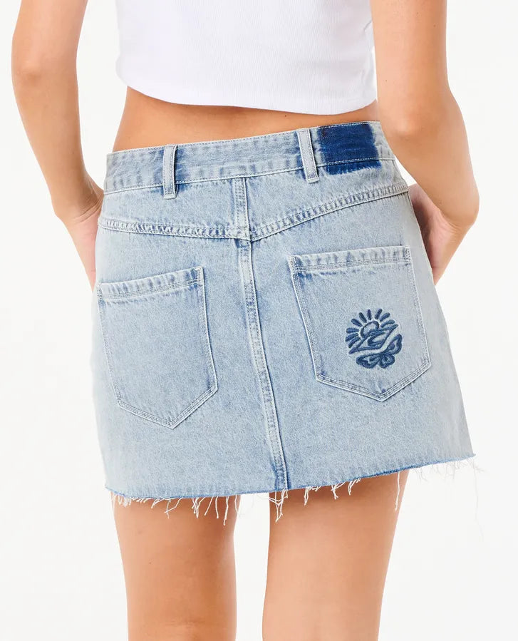 TABBY DENIM MINI SKIRT