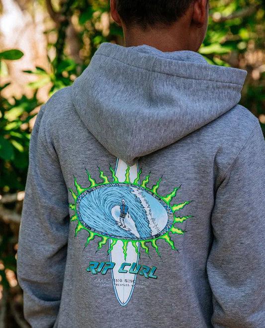Raw Energy Skull Hood - Boys (8-16 years)-Willocks Surf