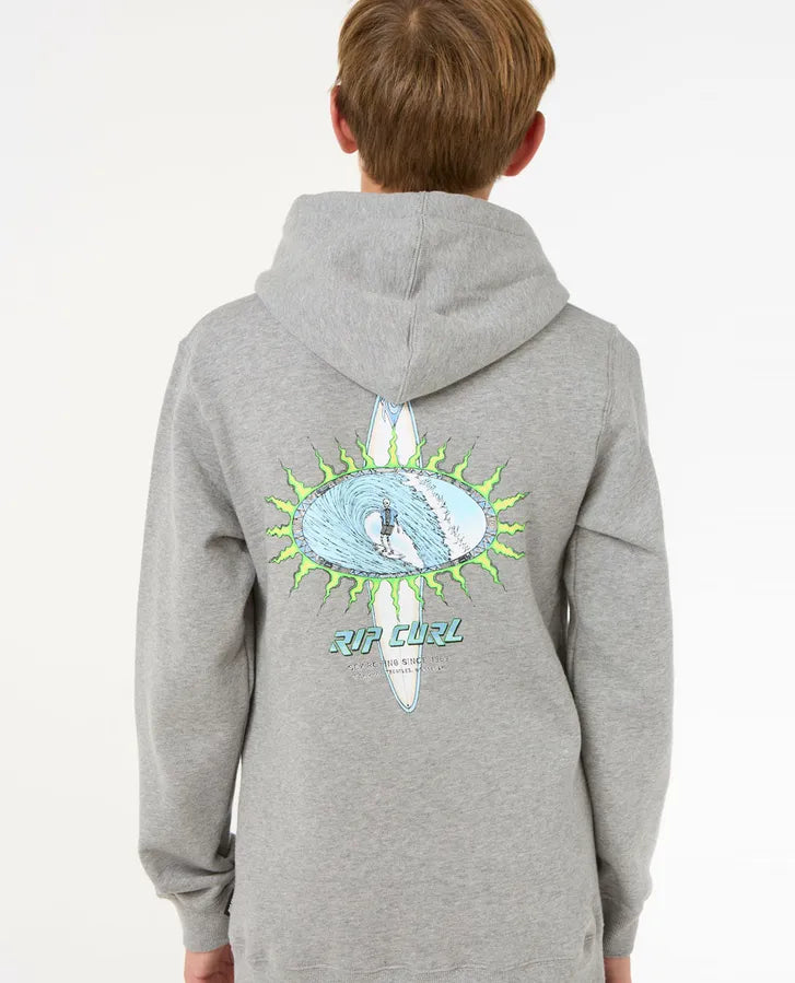 Raw Energy Skull Hood - Boys (8-16 years)-Willocks Surf