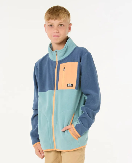 Raw Energy Block Fleece - Boys (8-16 years)-Willocks Surf