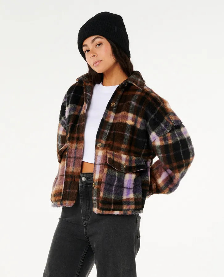 CALA NIGHTS CHECK JACKET-Willocks Surf