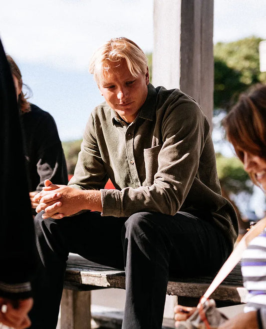 CLASSIC SURF CORD L/S SHIRT-Willocks Surf