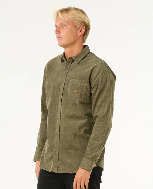 CLASSIC SURF CORD L/S SHIRT-Willocks Surf