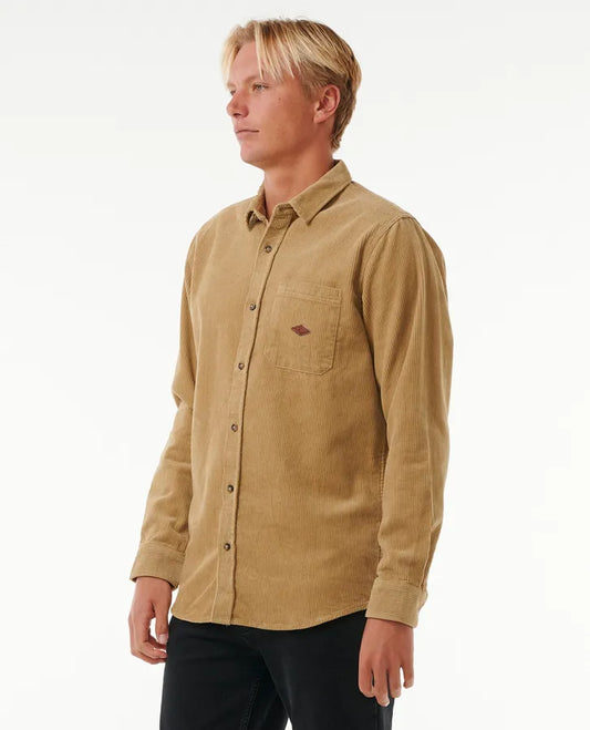 Classic Surf Cord Long Sleeve Shirt-Willocks Surf