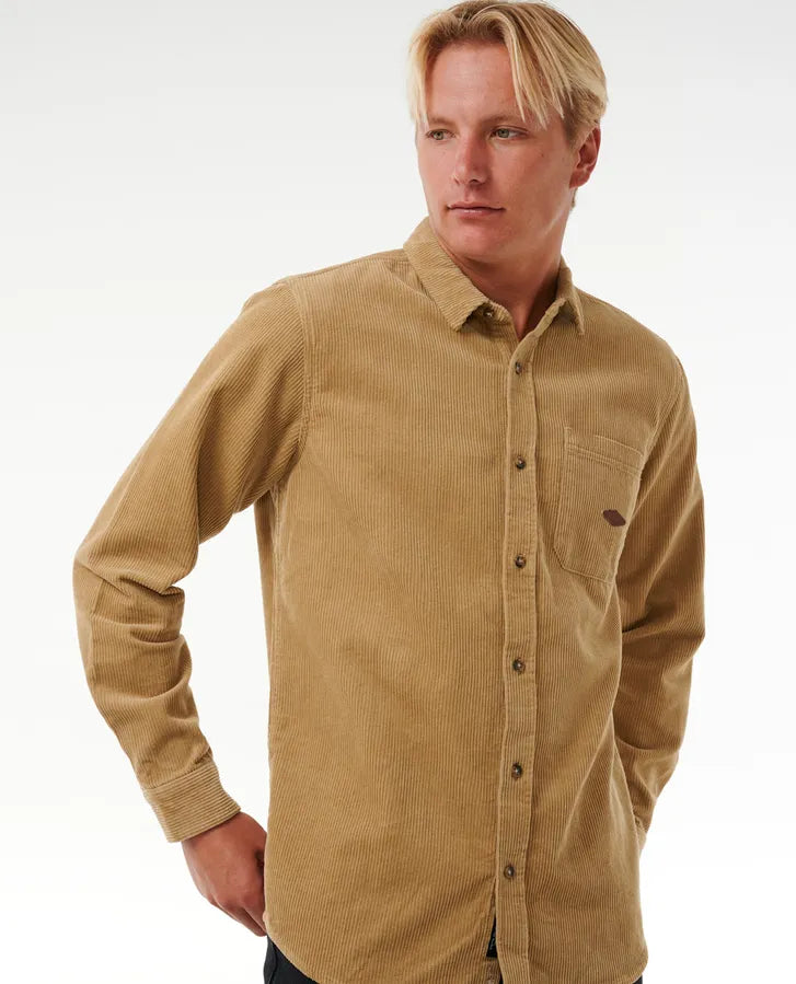 Classic Surf Cord Long Sleeve Shirt-Willocks Surf