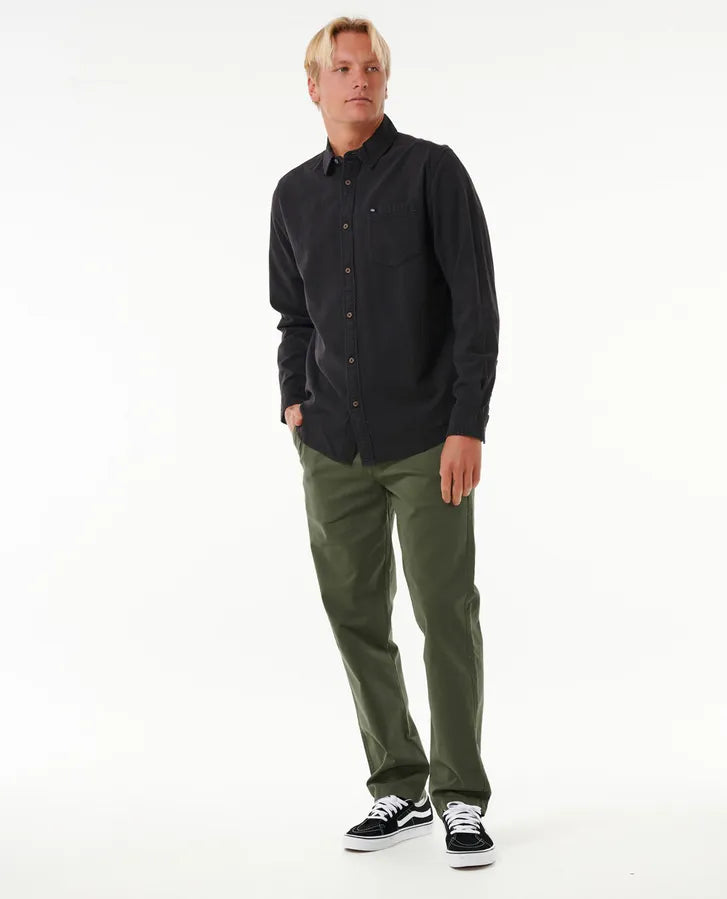CLASSIC SURF WASHED L/S SHIRT-Willocks Surf