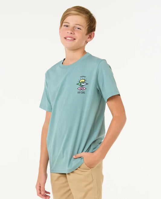 Search Icon Tee - Boys (8-16 years)-Willocks Surf