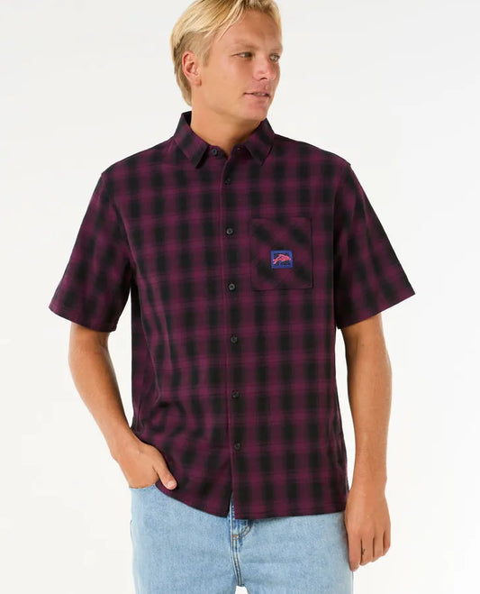 RAW ENERGY S/S PLAID SHIRT-Willocks Surf