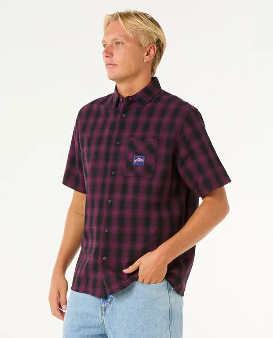 RAW ENERGY S/S PLAID SHIRT-Willocks Surf