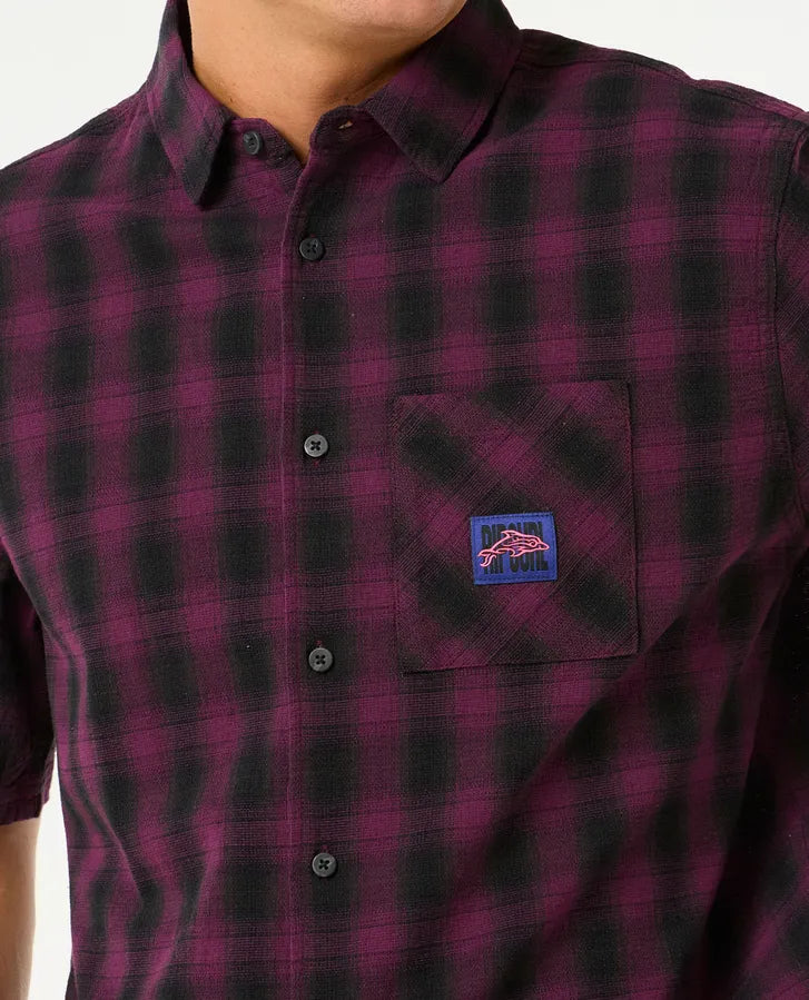 RAW ENERGY S/S PLAID SHIRT
