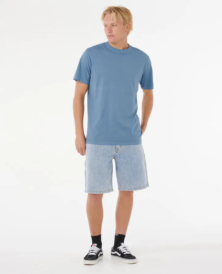 Plain Wash Tee-Willocks Surf
