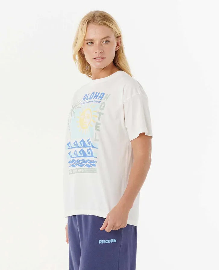 Aloha Hotel Relaxed Tee-Willocks Surf