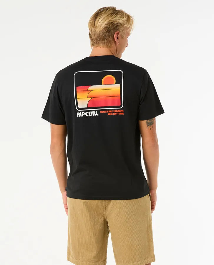 SURF REVIVAL STACKED TEE-Willocks Surf