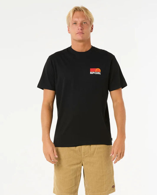 SURF REVIVAL STACKED TEE-Willocks Surf