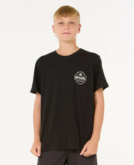 Stape Tee - Boys (8-16 years)-Willocks Surf