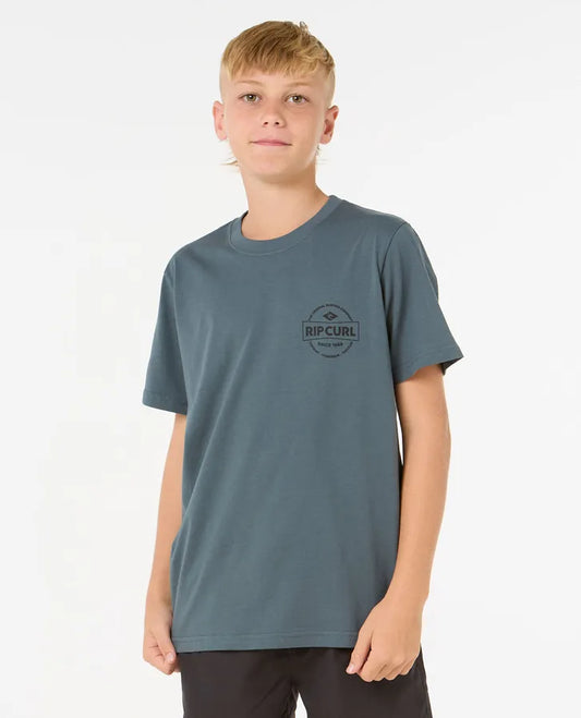 Stape Tee - Boys (8-16 years)-Willocks Surf