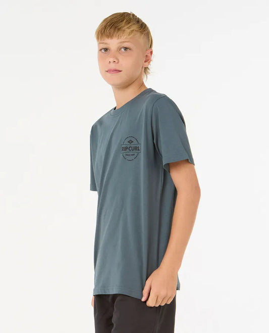 Stape Tee - Boys (8-16 years)-Willocks Surf