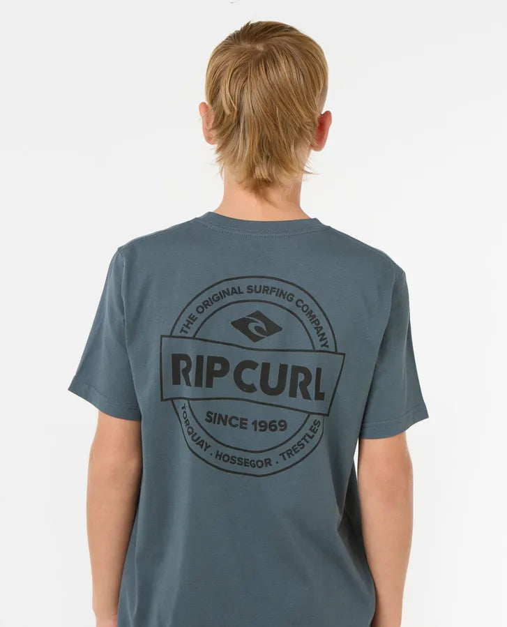 Stape Tee - Boys (8-16 years)-Willocks Surf