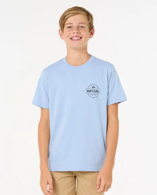 Stape Tee - Boys (8-16 years)-Willocks Surf