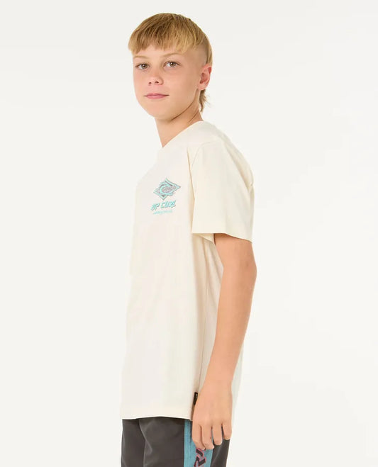 Raw Energy Dolphin Tee - Boys (8-16 years)-Willocks Surf