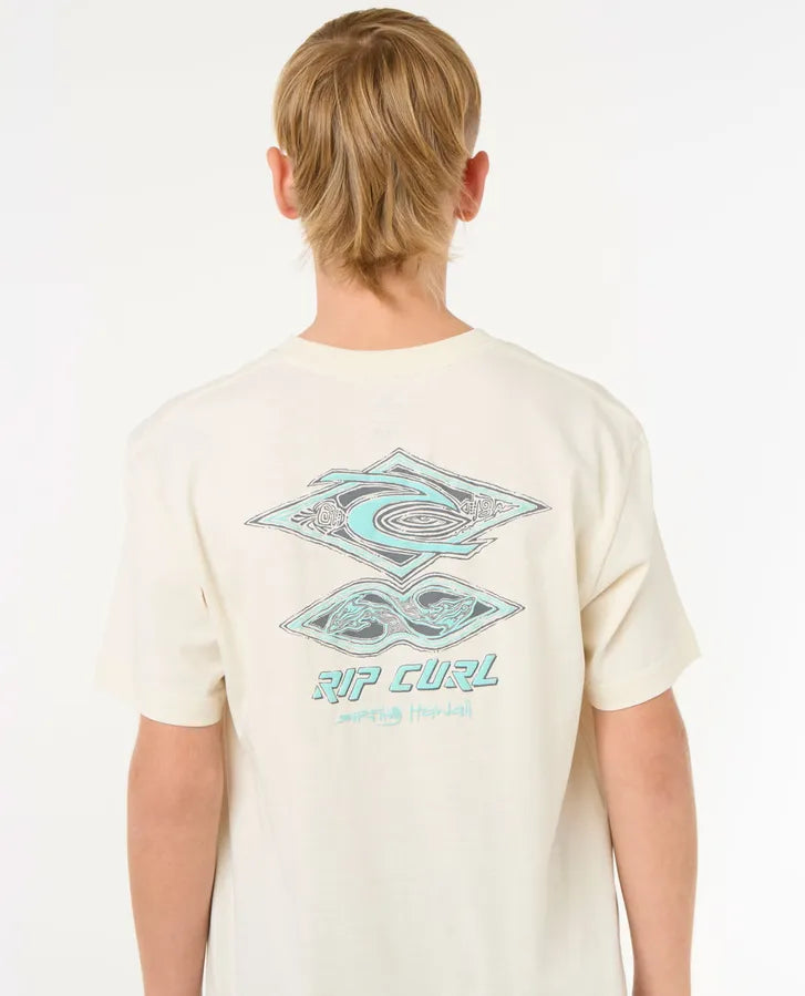 Raw Energy Dolphin Tee - Boys (8-16 years)-Willocks Surf