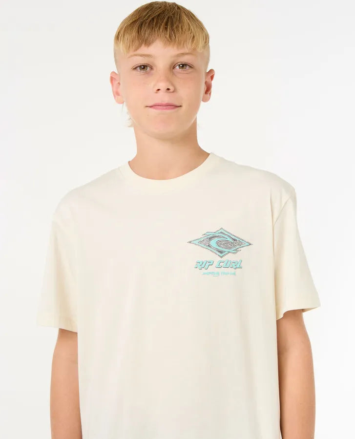 Raw Energy Dolphin Tee - Boys (8-16 years)-Willocks Surf