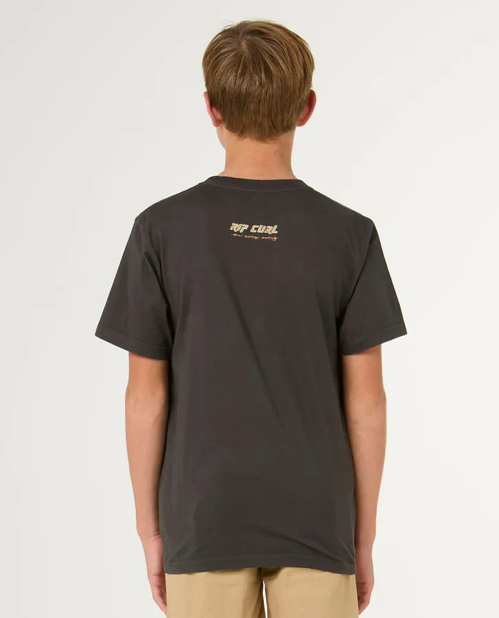 Raw Energy Gecko Tee - Boys (8-16 years)-Willocks Surf