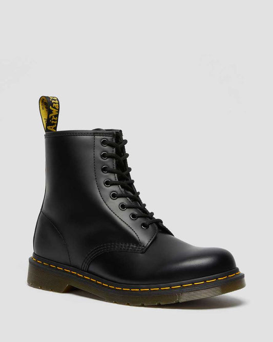 1460 8 Eye Boot Black Smooth-Willocks Surf