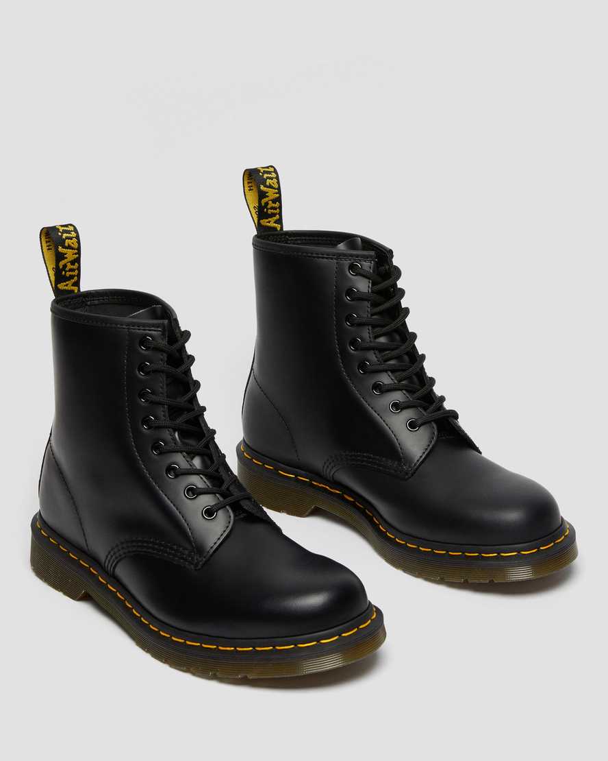 1460 8 Eye Boot Black Smooth-Willocks Surf