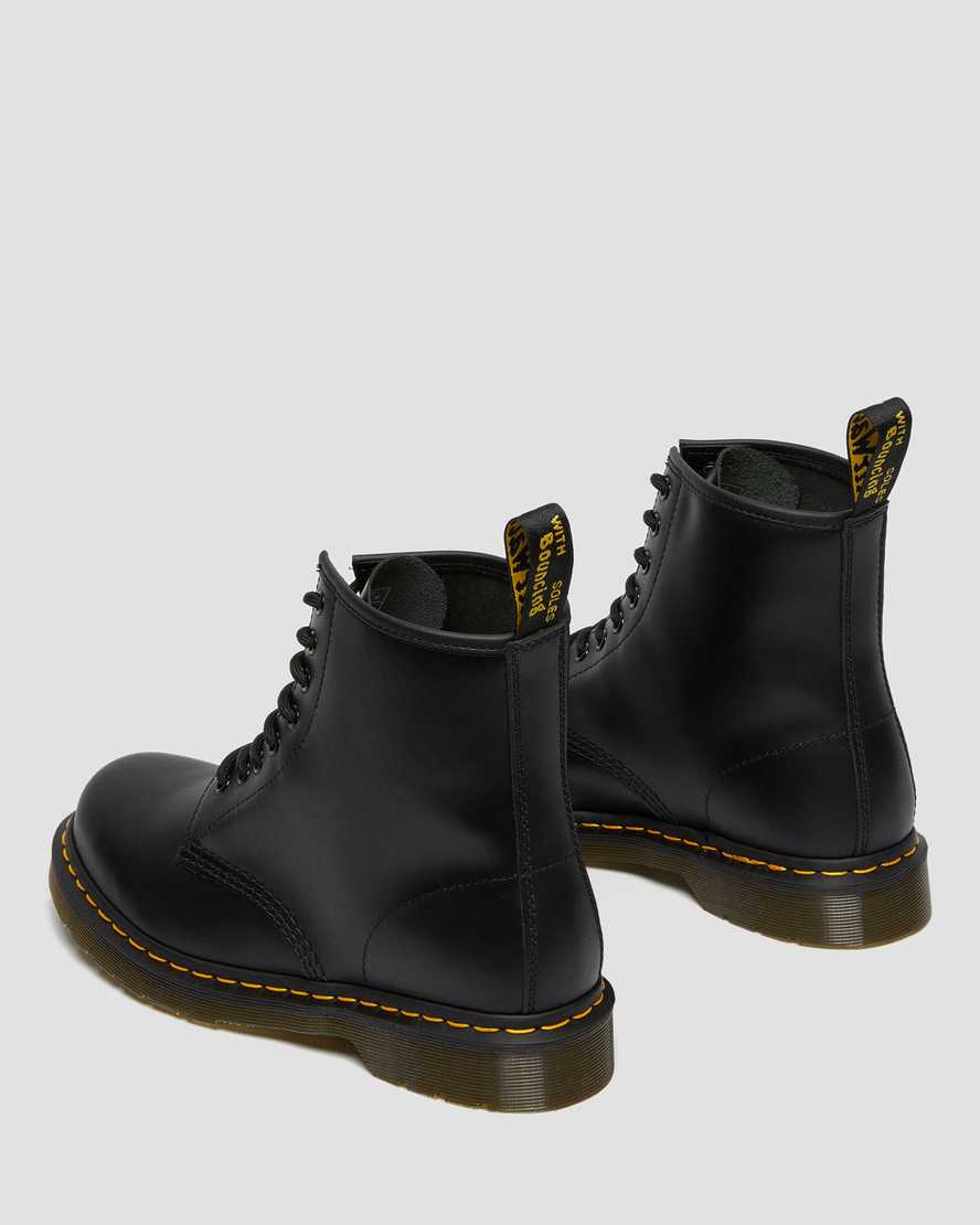 1460 8 Eye Boot Black Smooth-Willocks Surf