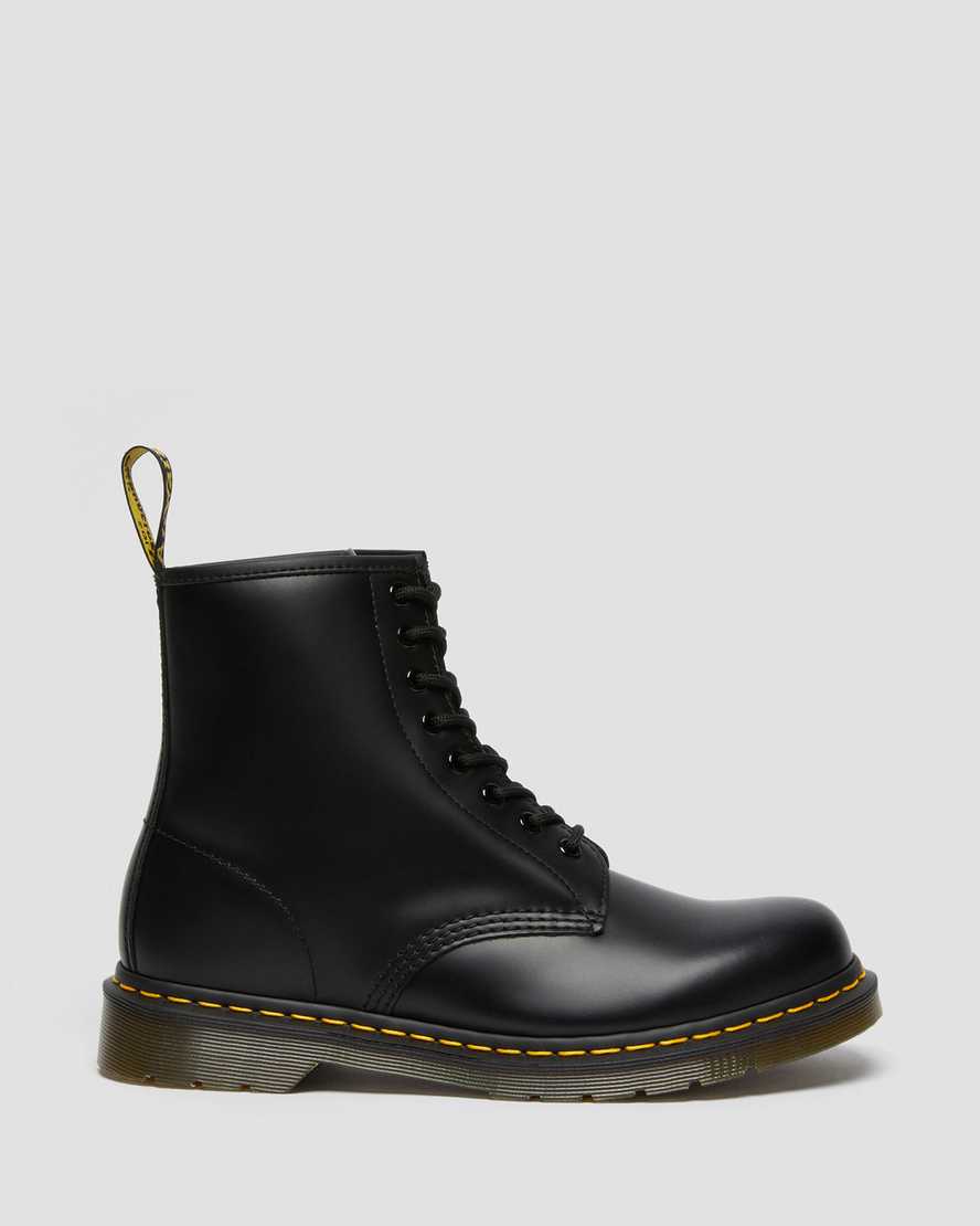 1460 8 Eye Boot Black Smooth-Willocks Surf