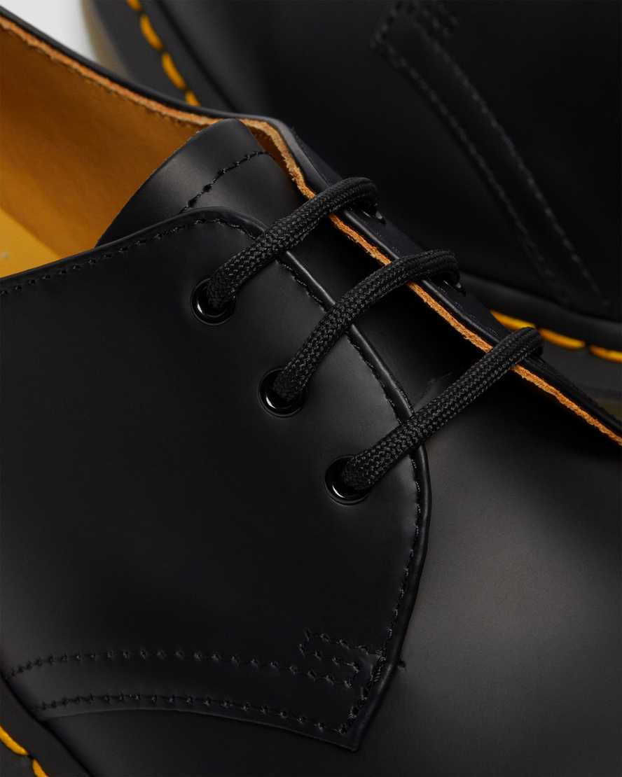 1461 3 Eye Shoe Black Smooth