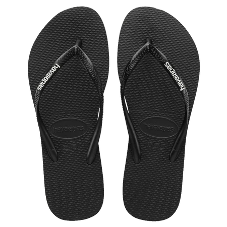 Slim Rubber Logo Black/White-Willocks Surf
