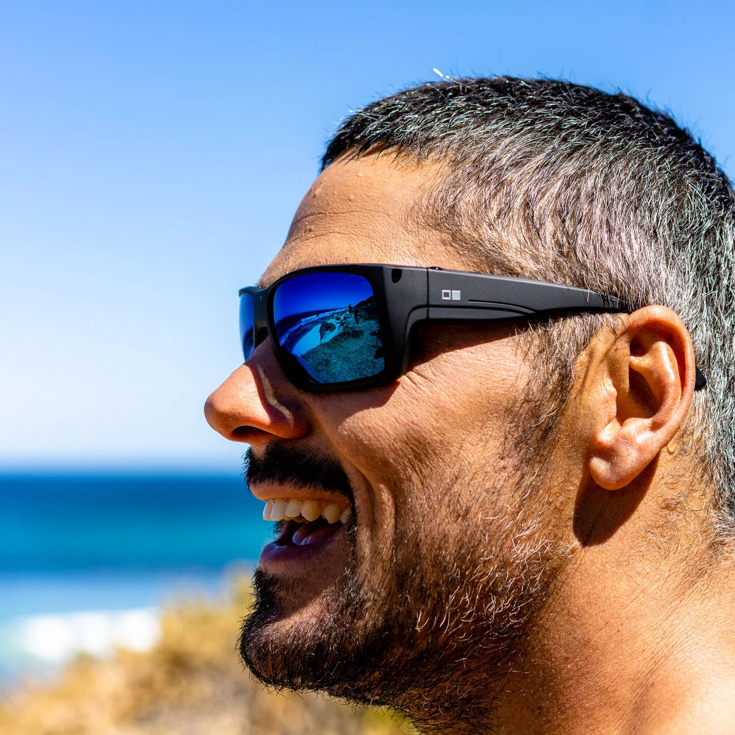 COASTIN - Matte Black / Mirror Blue Polar