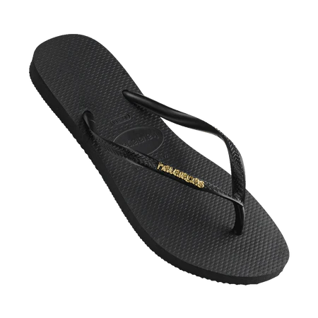 Slim Metal Logo Black/Gold