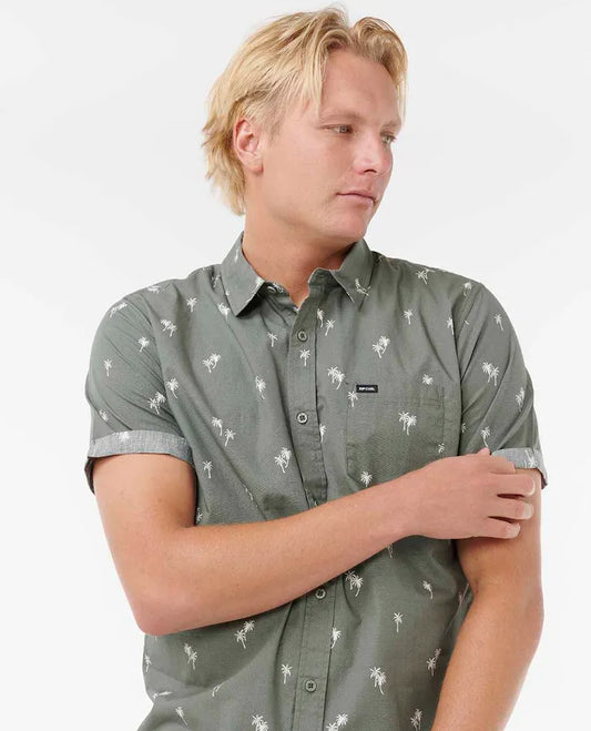 Paradise Palms Short Sleeve Shirt-Willocks Surf