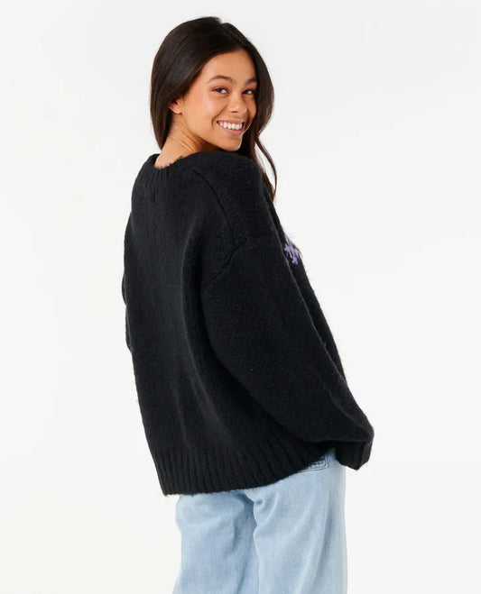 CALA NIGHTS HIBISCUS KNIT CREW