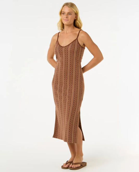 San Carlos Jacquard Knit Midi Dress