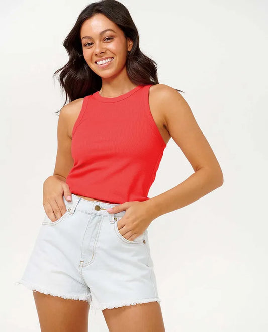 Classic Ribbed Tank Top-Willocks Surf