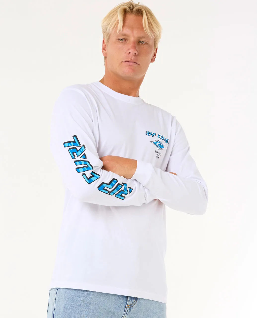 FADE OUT ICON L/S TEE-Willocks Surf