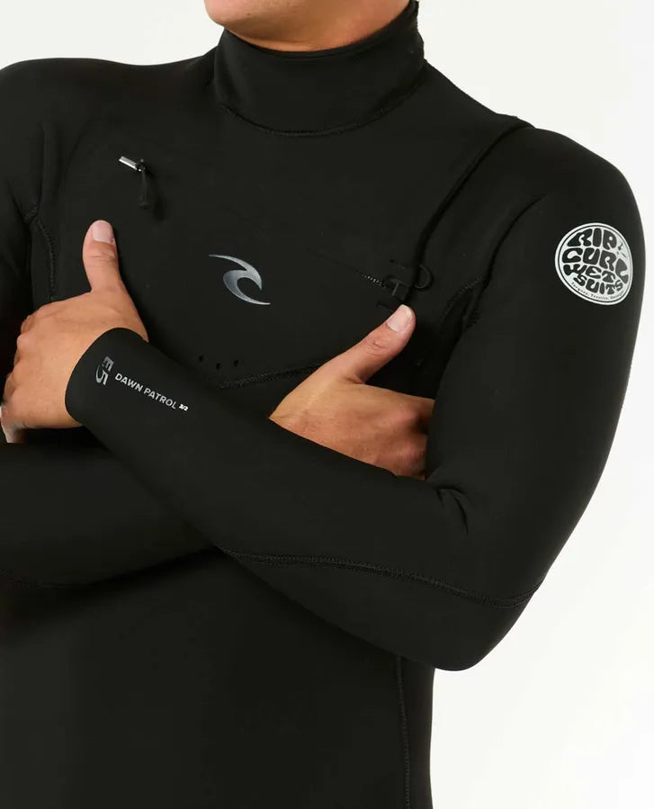 Mens Dawn Patrol 3/2 Chest Zip Wetsuit-Willocks Surf
