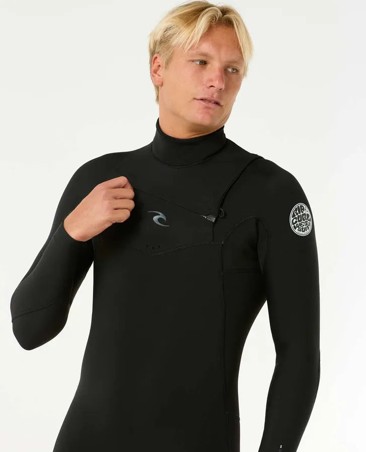 Mens Dawn Patrol 3/2 Chest Zip Wetsuit-Willocks Surf