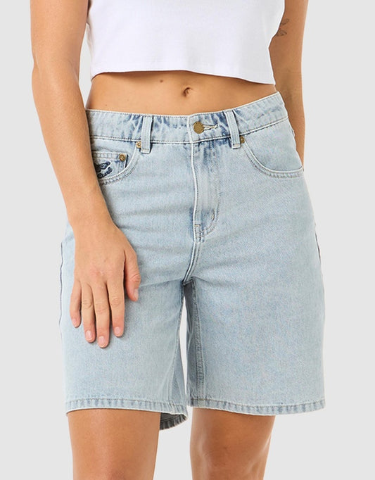 Aggie Relaxed Demin Short-Willocks Surf