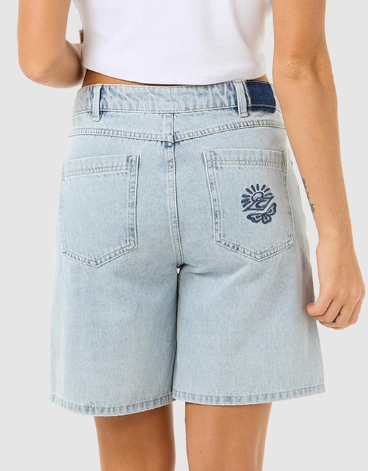 Aggie Relaxed Demin Short-Willocks Surf